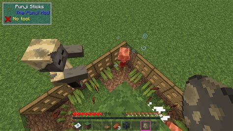 punji sticks minecraft.